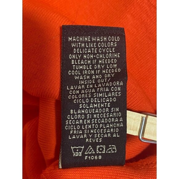 Rafaella Boatneck Knit Top Panama Orange Women’s Size Medium NWT - Picture 6 of 9